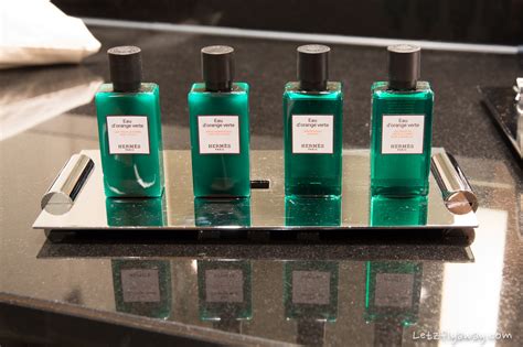 hermes bathroom amenities.